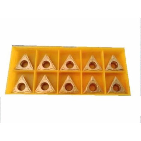 10 PLACCHETTE INSERTO UTENSILI TORNIO INSERTI TRIANGOLARI LATO 16 MM TCMT16