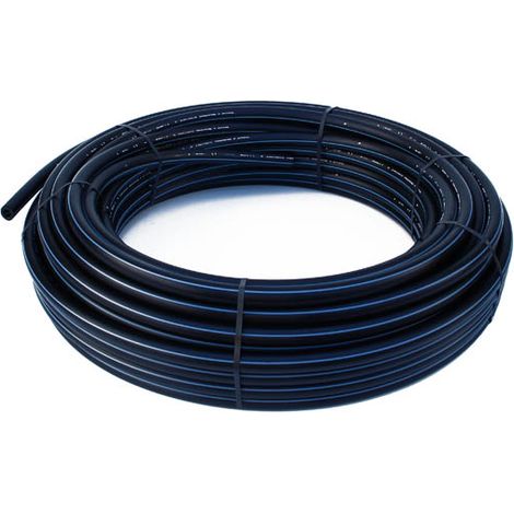 Tuyau SR-HD PE 100 N-F bande bleu 16bar-Ø50x4,6-50,00ml (1/4)