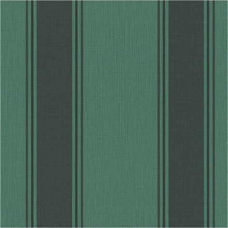 Papel pintado con rayas Profhome 399834 papel pintado vinílico estampado en caliente tejido non tejido ligeramente texturado de estilo tradicional mate verde antracita gris negruzco verde patina 5,33 (1/5)