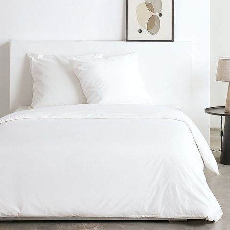 Juego de cama - TODAY - Esencial - 2 personas - 220 x 240 cm - Efecto lavado blanco