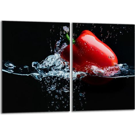 Placa protectora de vidrio para estufa 2x40x52 Paprika (1/5)