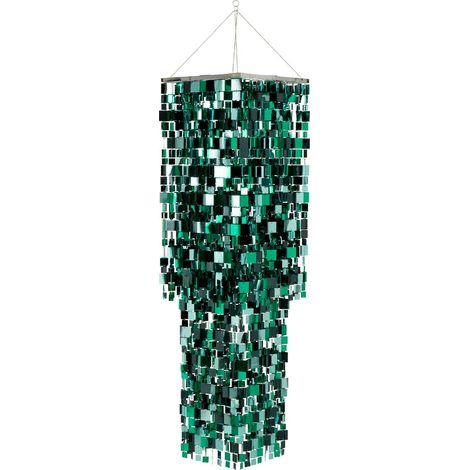 Abat-Jour Suspension Sequins "Dagmar" 180cm Bleu (1/5)