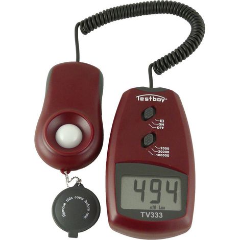 Testboy TV 333 Luxmètre 0 - 100000 lx W57773 (1/2)
