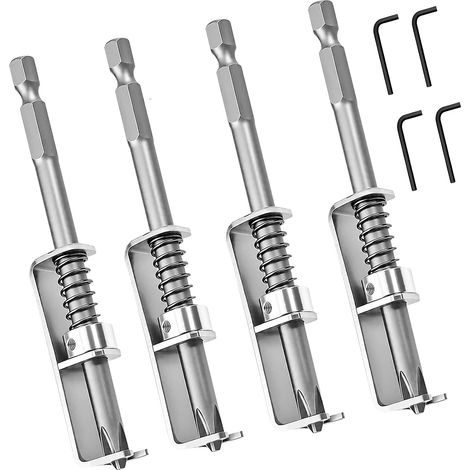 4 Piece Screw Bit Holder Kit, Spring Retainer (1/5)