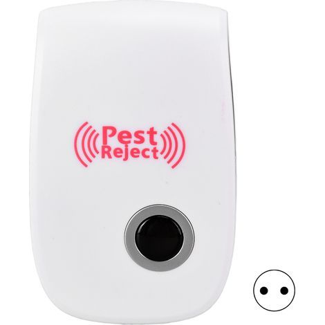 Ultrasonic Electric Repellent Against Mice, Cockroaches and Insects – 5 W, ABS, 22–65 kHz, 3–5 m² (1/3)