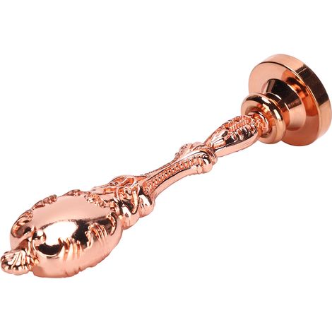 Poignée en métal style rétro pour sceau de cire, idéale pour décorer et sceller des enveloppes. Accessoires de scellage. Or rose.