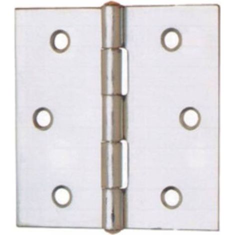 24 x CERNIERA PERNO FISSO 121 ACC ZINC  40 X 40 MM