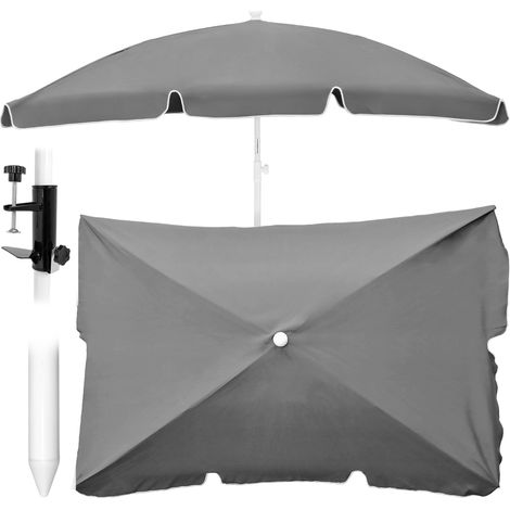 Garten- und Strandsonnenschirm, neigbar, robust, Durchmesser 200 cm, faltbar, mit Griff