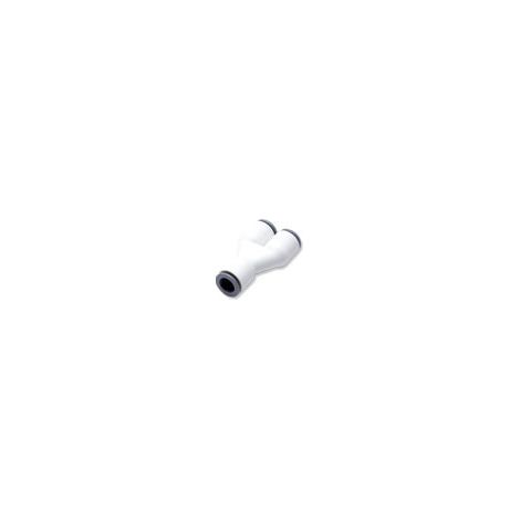 Adaptateur tuyau à tuyau en Y Legris 6340 LIQUIfit vers Enfichable, 12 mm Enfichable, 12 mm ( Prix pour Sachet de 5 )