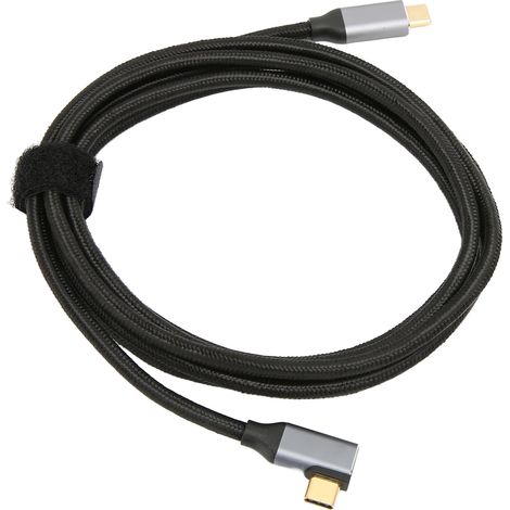 100-W-5-A-USB-C-Kabel für schnelles Laden und Datenübertragung mit 10 Gbit/s, 4K-60-Hz-kompatibel, 2 Meter lang (1/5)