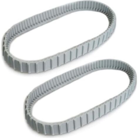 Deux chenilles de rechange grises pour le robot nettoyeur de piscine Maytronics Dolphin (Code produit : 9983152-R2) (1/4)