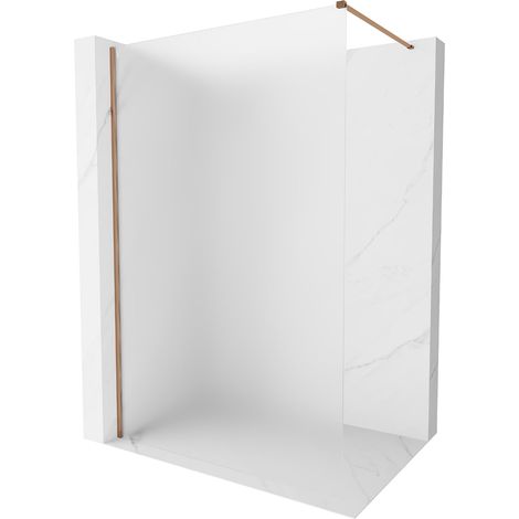 Mexen Kioto-X parete doccia Walk-in 60 x 200 cm, brina 10 mm, oro rosa - 800-060-101-60-30-X (1/5)