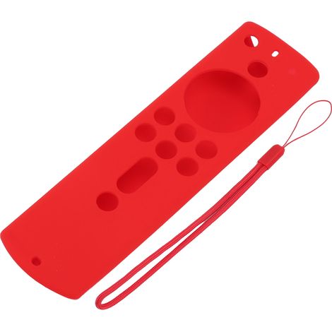 Rutschfeste Silikon-Schutzhülle für die Fire TV Stick 4K 2018 Fernbedienung, rot (1/5)