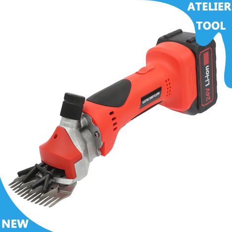 ATELIER 550W 24V ciseaux électriques sans fil pour moutons couper moutons pinces 3000r/min (1/5)