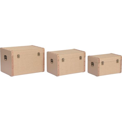 Baul Set 3 Madera 54X36X36 Natural (1/5)