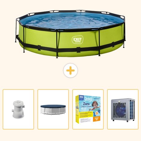 Exit-toys Piscine Exit Ronde - 360x76 cm - 5-pièces  S258 (1/5)