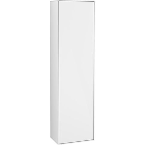 Finion, Colonne, 418 x 1516 x 270 mm, Angolare, modello sospeso, In legno, Laccato Bianco Lucido (1/2)