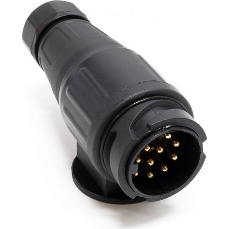 13-pin 12V trailer adapter, trailer hitch plug, automotive power outlet (1/4)