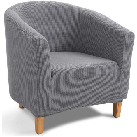 Housse de fauteuil, housse extensible jacquard pour fauteuil de bain/canapé (C