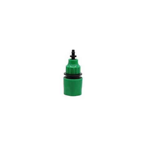 Enrollador de manguera mural de 4/7 mm, 8/11 mm, conector rápido para manguera de riego de jardín, 1 unidad - Crezuo