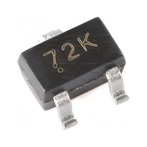 Changdian/Changjing 2N7002KW SOT-323 Transistor à effet de champ (MOSFET) canal N 60 V 310 mA Composants électroniques (5 unités)
