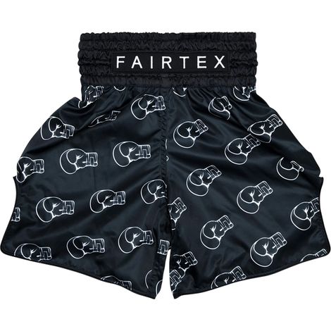 Pantaloncini da boxe Fairtex BT2006 Motif neri, taglia L (1/2)