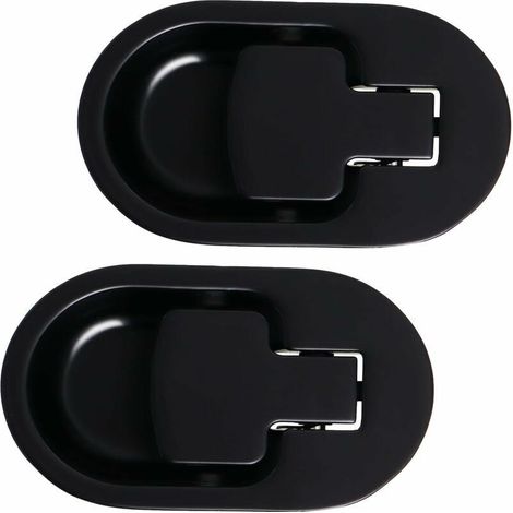 Sessel- und Sofahebel, massiver schwarzer Aluminiumgriff ohne Kabel (2 Stück) - Crezuo (1/5)