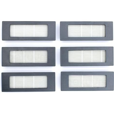 Pack de 6 filtres HEPA pour iRobot Roomba Combo,R111840. Filtres HEPA pour améliorer le nettoyage de votre robot aspirateur. Accessoire robot aspirateur. (1/5)