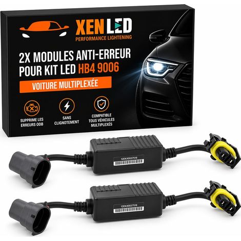 2x Modules anti-erreur pour kit LED HB4 9006 - Voiture Multiplexée (1/5)