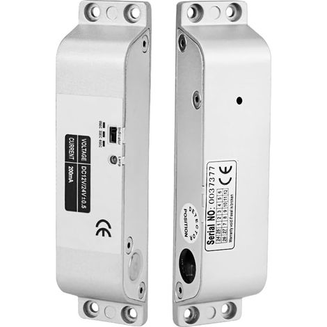 Verrou de porte électrique DC 12 V Mode NC pour système de sécurité de contrôle d'accès avec délai (1/5)