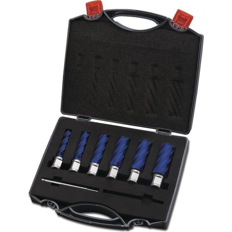 Jeu de 6 mèches à carotter TiAlN - 30 mm Optidrill TIALN30