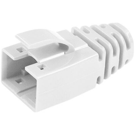 Passe-câble anti-pliage avec loquet de protection BEL Stewart Connectors 39200-844 RJ45 blanc 1 pc(s) W605391 (1/3)