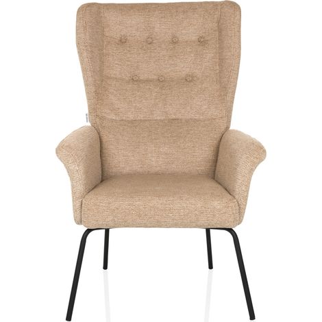[GEBRAUCHT] B-Ware Hjh Living Ohrensessel Relaxsessel Havenio Beige Polstersessel Loungesessel