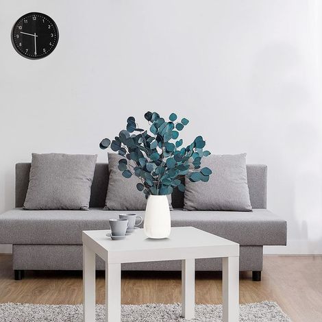 Bouquet de fleurs séchées d'eucalyptus, durabilité éternelle, décoration salon et intérieur. (1/4)