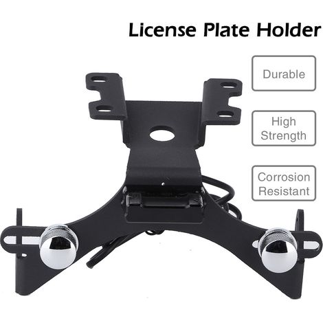 Support Plaque d'Immatriculation Arrière avec Feu LED pour YAMAHA MT-07 FZ-07 2014-2018, Suppression Garde-Boue (1/5)