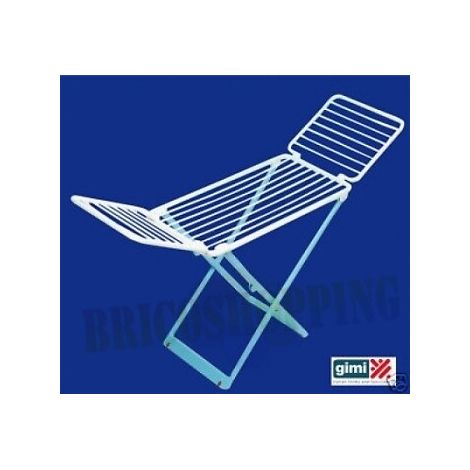Stendibiancheria Da Balcone Gimi Stendino Resina Ruote 20 Mt Perla