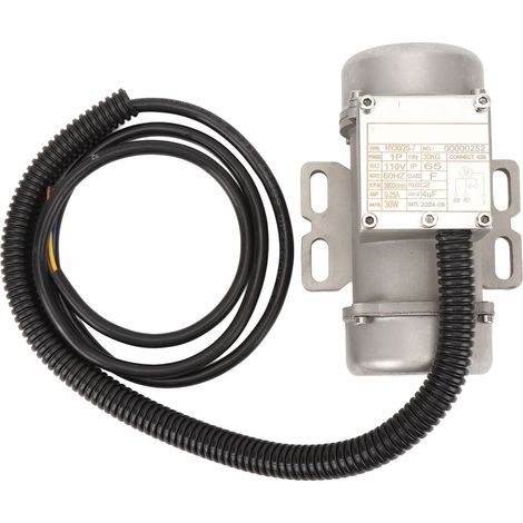 Moteur de vibration en béton 3600RPM IP65 industriel à faible bruit pour table shaker 30W (1/5)