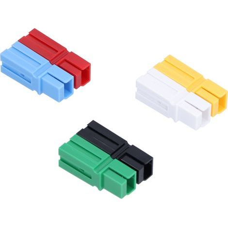 Paar Batterieanschlüsse, Kontakte, versilberte Messingklemmen, 75-A-Modulnetzteil (1/5)