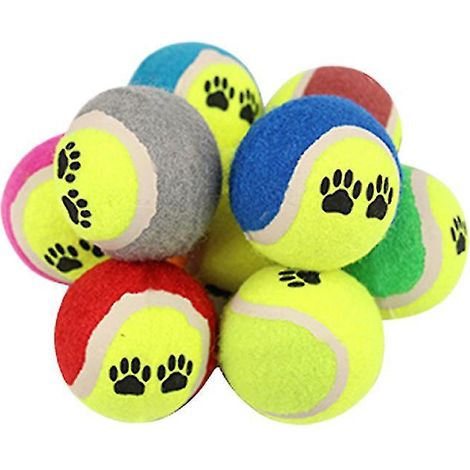 10 balles de tennis jouets