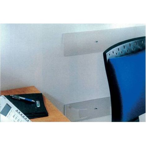 10 x BATTISEDIA TRASPARENTE C/FORI S/VITI 80X0,2XH12CM