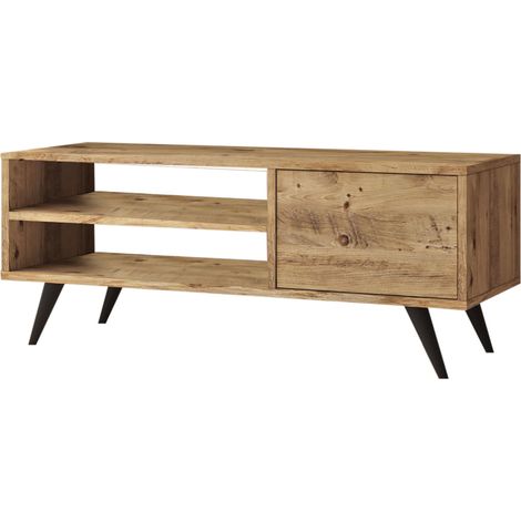 Porta TV in legno "Imo" - 110 x 40 x 44 cm - Marrone