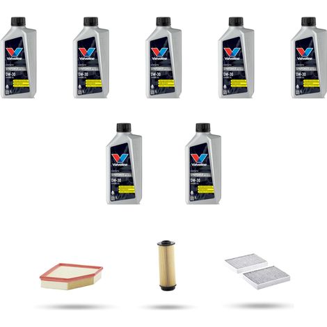Kit tagliando 3 FILTRI e 7L OLIO compatibile con Bmw serie 5 (G30,G31,F90) 540i 250kw dal 2016 (1/5)