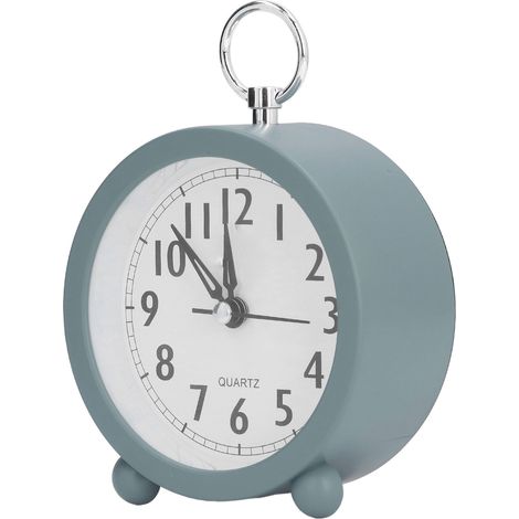 Réveil minimaliste de style méditerranéen, silencieux, sans rayonnement, horloge de bureau de haute précision (1/5)