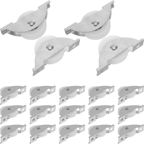 de 20 roulettes en nylon en forme de U pour portes (1/5)