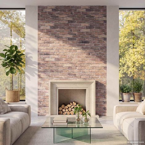 vidaXL Paneles de pared 10 uds. 100 x 50 cm Marrón y gris Espuma EPS (1/5)