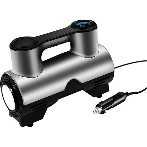 Gonfleur de pneus portable 12 V CC, compresseur d'air, gonfleur de pneus 150 PSI avec manomètre numérique (1/4)