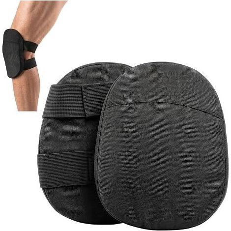 Pair Work Knee Protector with PE Cover, Work Knee Pads, Work Knee Pad for Gardening, Tiles, Work, Work Pants, DIY, Floor, Black (1/5)