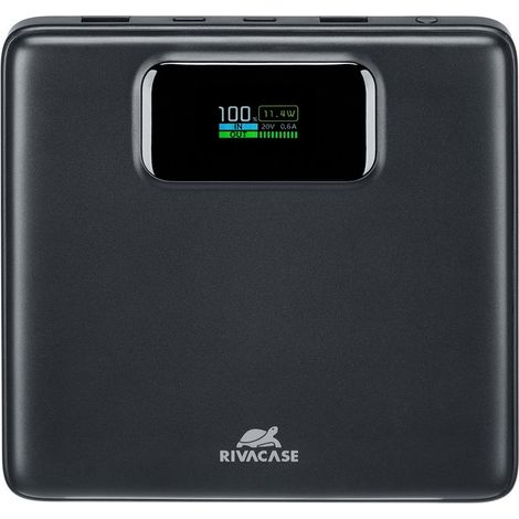 Rivacase Turbo Polimeri di litio (LiPo) 20000 mAh Nero (1/5)