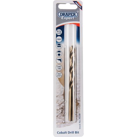 Draper Expert 9.5mm HSS Cobalt Drill (39239) (1/5)
