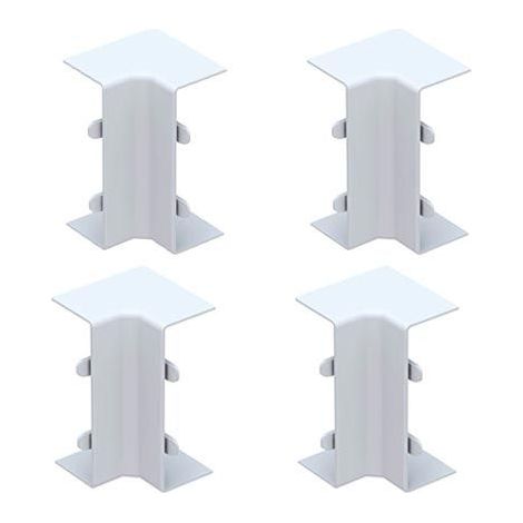GGK LOT DE 4 ANGLES INTÉRIEURS POUR MOULURE ÉLECTRIQUE 15X30MM BLANC EAN8029